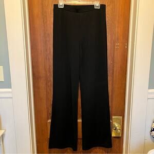 NEW High Waist Straight‎ Leg Pants Pull On Black XL Corporate Workwear Basic
